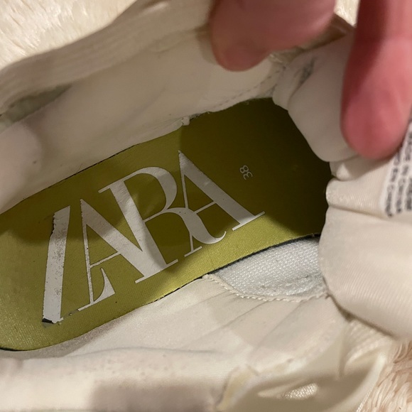 Zara Chunky Lace up Tennis Shoes - Picture 4 of 16